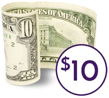 Photo of a $10 bill