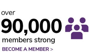 Over 90,000 members strong. Become a member.