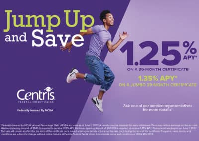 2022 39-Month Jump Up Certificate