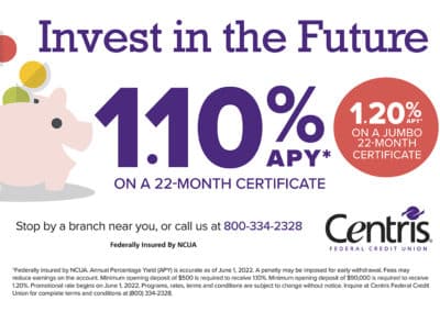 2022 22-Month Certificate Promotion