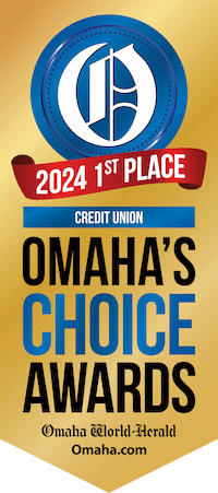 Omaha World Herald Omaha's Choice Awards 1st Place - Credit Union